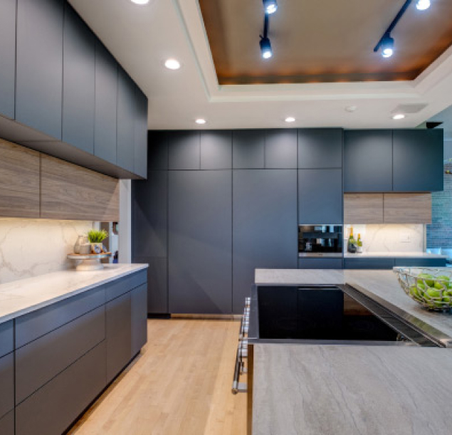 Warm Wood Accents Meet Modern Functionality