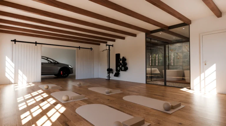 Bold Accents and Smart Storage in a Compact Bedroom